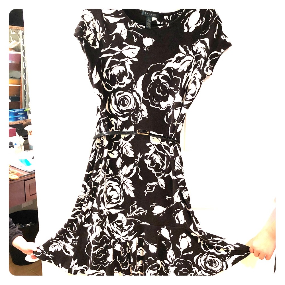 Lauren by Ralph Lauren Fit and Flare Dress